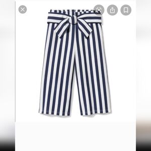 Janie and Jack Navy and White Striped Jumpsuit